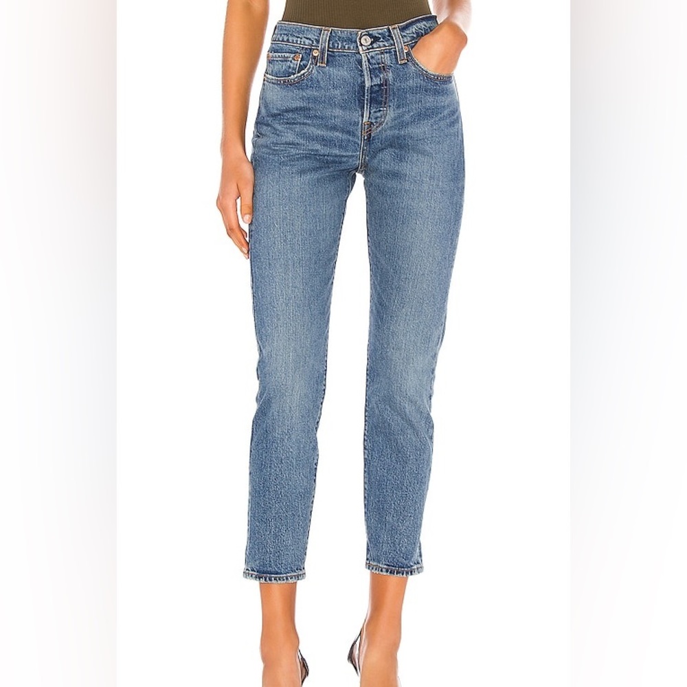 Levi's Button Fly High Rise Wedgie Icon Fit in These Dreams Jeans